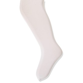 Jefferies Socks Baby Girls' Newborn Microfiber Rhumba Tights, White, 6-18 Months