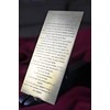 Idaho Sky 10 Commandments Engraved on Solid Brass, Ten Commandments,
