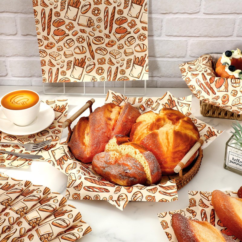 JarThenaAMCS 150Pcs Baking Wax Paper Deli Paper Sandwich Wrap Tissue