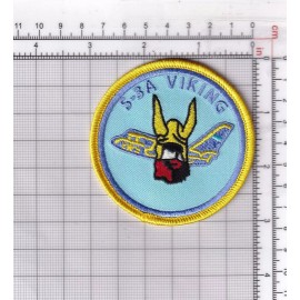 S-3A Viking Shoulder Patch - Hook and Loop, 3"