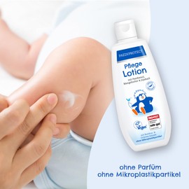 PAEDIPROTECT Care Lotion for Babies and Children 200 ml, Care Lotion with Panthenol, Moisturising Care with Jojoba Oil and Mango Butter, for Sensitive and Dry Baby and Children's Skin, Vegan Lotion