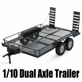 RC Trailer for 1/10 RC Crawler Axial SCX10 90046 AXI03007 Traxxas TRX4 GEN8 YK4082
