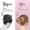 Fabricante de moños de pelo para mujer oscuro
