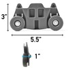 (4-pack) W10195416 NEW UPGRADED Replacement Part for Lower Dishwasher Wheel