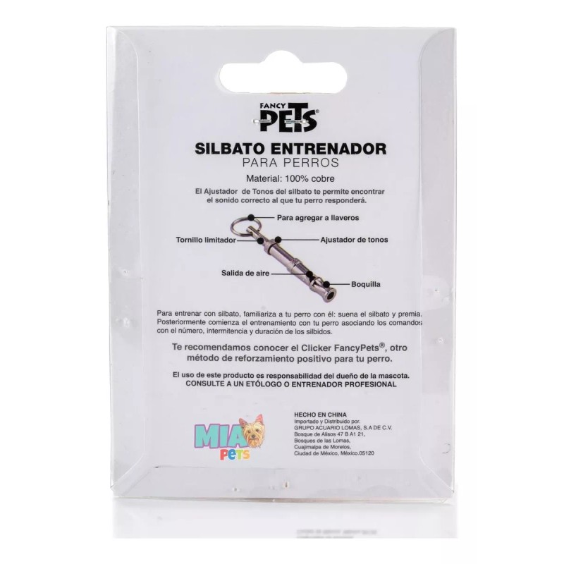 Fancy Pets Silbato Entrenador Ultrasónico Para Perros