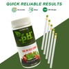 100 Soil pH Test Strips (pH 3-9) Soil Testing Paper,