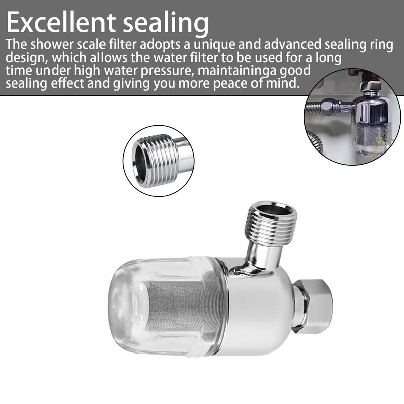 HJIAMA Water Filter for Shower, 316 Stainless Steel Water Filter