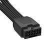 Aukuoy 12VHPWR Cable Extension, 16 Pin(12+4) Female to Dual PCIe