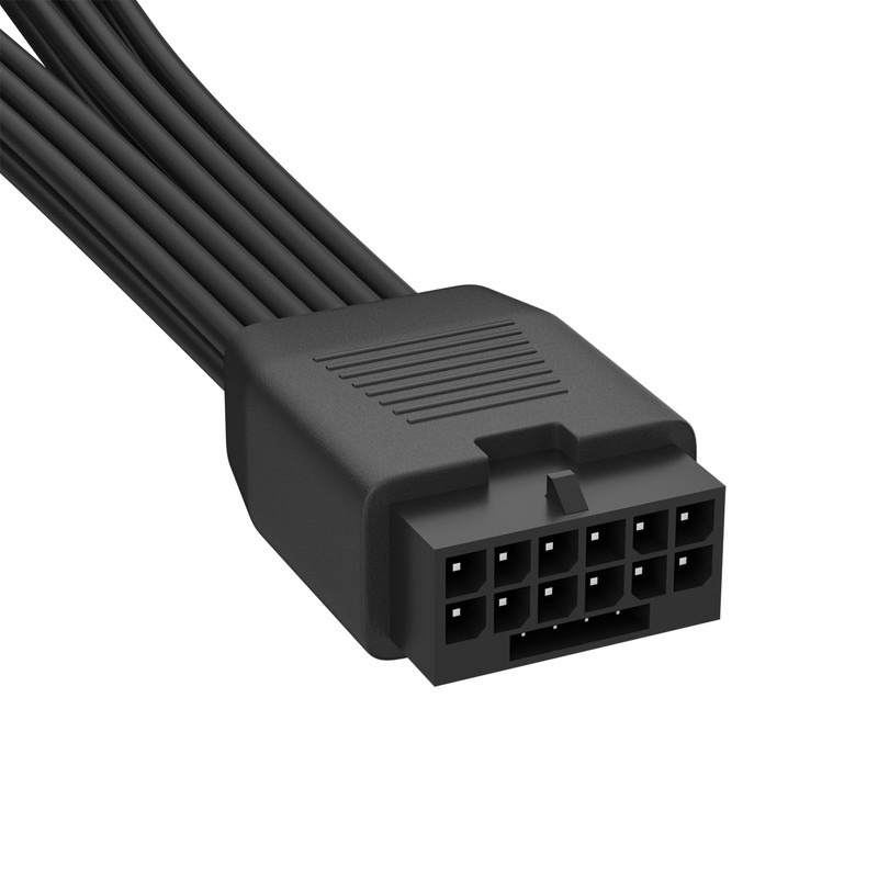 Aukuoy 12VHPWR Cable Extension, 16 Pin(12+4) Female to Dual PCIe