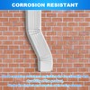 Gutter Downspout Elbow S-shape Style B (offset=3) Zig Zag Elbows
