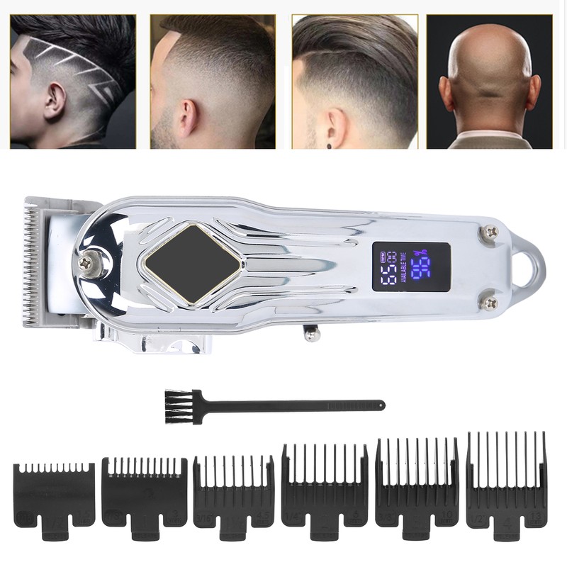 Professional Electric Hair Clipper LED Display Hair Trimmer Cutting Machine