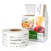L LIKED 500 Large Size Dissolvable Food Rotation Labels 2"
