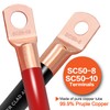 1/0 Gauge Wire(20ft Each - Red/Black) Copper Clad Aluminum CCA