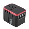 Universal Travel Adapter Plug 4 USB Ports Type C Sockets