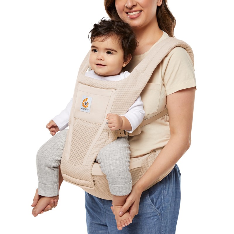 Ergobaby Alta Hip Seat All-Position Breathable Mesh Hip Seat &