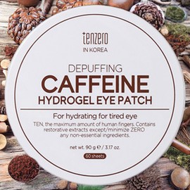 TENZERO Eye Area Whitening Sleep Patch Depuffing Caffeine Hydrogel Eye Patches 2 Pieces 60 Pieces / TENZERO 눈가 미백 수면 패치 디퍼핑 카페인 하이드로겔 아이패치 2개 60개입
