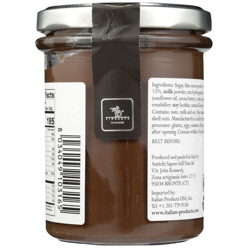 Vincente Delicacies, Hazelnut Cream Chocolate, 7.05 Ounce