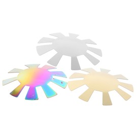 Minkissy 3pcs shape nail metal nail manicure nail art template tool French guide tool Color nail accessories for nail art french nail tool Nail supplies template