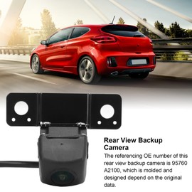 Backup Camera, 95760 A2100 Ip68 Waterproof Rear View Camera Universal Parking Assist Monitor Replacement for Hyundai Santa Fe 2013‑2016 and for KIA CEED 2012-2016