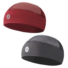 EMPIRELION Low-Profile Skull Cap Helmet Liner, Summer Sweat Wicking Cycling Beanie Hard Hat Working Cap, Soft Breathable Sun Protection