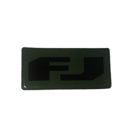 Aosseiye - Calcomanías para panel de cambio de marcha para consola central, color verde, para Toyota FJ Cruiser 2007-2023 FJ Logo Patch Interior Accesorios