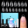 TOMICCA Nail Tips and Glue Gel Kit, Nail Extension Kit