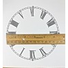5 1/2 Inches Diameter Clock Paper Dial, Roman Numbers (Lot