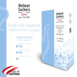 Helmut Sachers Vienna Decaffeinated Ground Coffee - 500 Grams