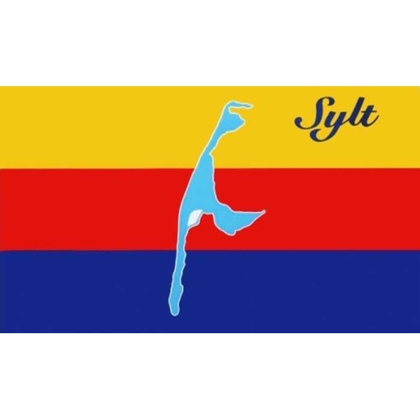 2 x Sticker Flag Sylt 8 x 5 cm Sticker