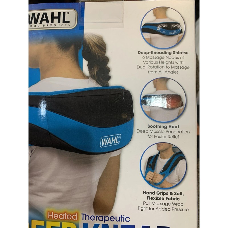 Wahl Heated Deep Knead Therapeutic Massage Wrap 4264 Neck Back