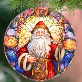 Touber Santa Claus Ornament, Santa Claus Christmas Ornaments, Santa Claus Christmas Decorations, Santa Claus Christmas Tree Ornaments, Holiday Decorations, Christmas Keepsake, Santa Claus Gifts