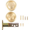 Stone Harbor Hardware Round Pocket Door Lock, Passage Function, 2-3/4"