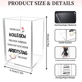 kEUkunHA Leaving Gift Colleagues Job Change Small Christmas Gifts New Year Gifts Valentine's Day Birthday Easter Gifts Thank You Retirement Thank You Gifts for Colleagues Pen Holder