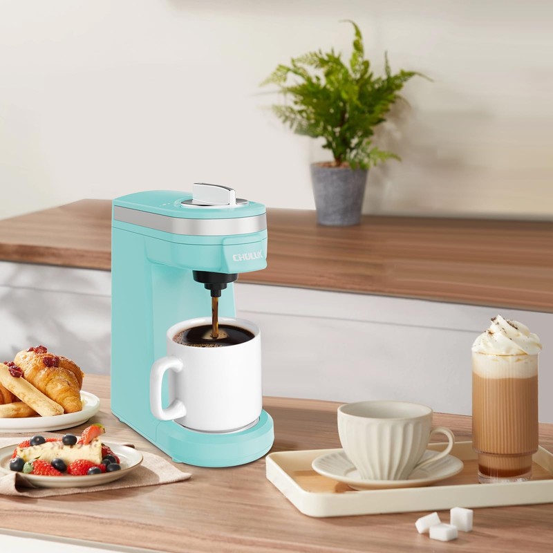 CHULUX Mini Coffee Maker for K Capsule, Single Serve Coffee
