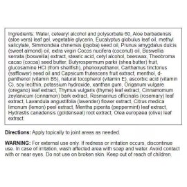 Swanson Joint Cream with Glucosamine and Boswellia 4 fl oz Cream