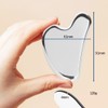 Nanshy Stainless Steel Gua Sha Massage Tool (Silver, Metal) in