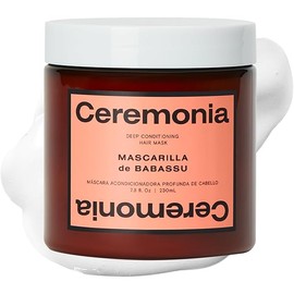 Ceremonia Mascarilla de Babassu Oil and Cupuaçu Butter Deep Conditioning Hair Mask, 7.8 Fl Oz | 230 mL