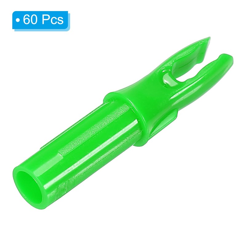 PATIKIL Archery Arrow Nocks 6.2mm 0.244", 60 Pack Insert Arrow
