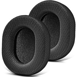 ATH M70X Ear Pads - TRANSTEK Replacement Ear Cushion Compatible with ATH-M70X Headphones I Thicker Memory Foam (Breathable Mesh)