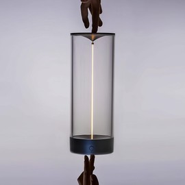 AUGE LIGHT Minimalist Desk Lamp Cordless Table Lamps LED Rechargeable Modern Nightstand Lights Dimmable with 3 Levels for Gaming, Home Office, Bedroom, Living Room, Kitchen, Bar, Restaurant