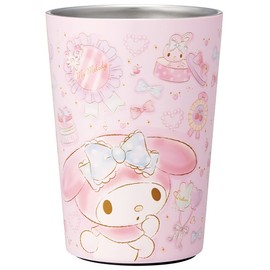 Skater STCV2-A My Melody Happiness Girl Sanrio Insulated Coffee Stainless Steel Tumbler, 13.5 fl oz (400 ml)