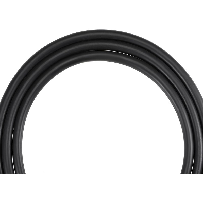 HOODAMY Lubrication Oil Hose Rubber Tube Water Hose Black Inner