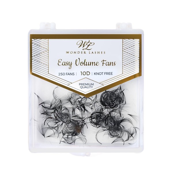 WL Wonder Lashes Fertige Wimpernfächer 10D für Professionell 0,07 250