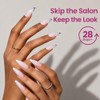 Beetles Puntas de Uñas Stiletto con Apex, 96 Piezas