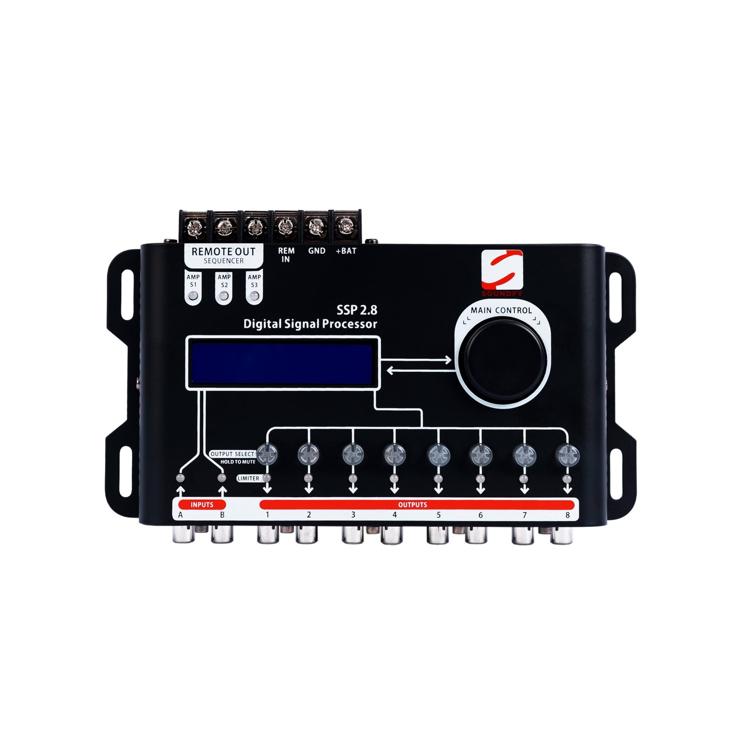 DSP 2.8 Digital Signal Processor & Equalizer – 15-Band Graphic EQ, 2 ...