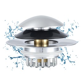 ChimimeDecor Bathtub Drain Stopper,Pop Up Tub Stopper Bottom with Drain Hair Catcher