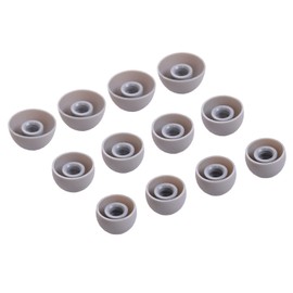 6 Pairs Replacement Earbuds Tips Silicone Eartips Set for Beats Fit Pro Buds Headphones Wireless Fit in Case Ear Tips (Gray)