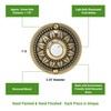 Waterwood Solid Brass Pearl Bloom Doorbell in Antique Finish -