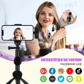 Lavalier Mikrofon, Kablosuz Mini Mikrofon, Electight Dizüstü Bilgisayar için, Taşınabilir Tak çalıştır, Kablosuz Takmalı Mikrofon, Live Streaming, Vlog