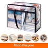 Lifewit Pack of 3 Transparent Plastic Storage Bags, 40 L